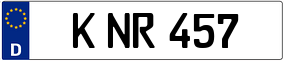 Truck License Plate